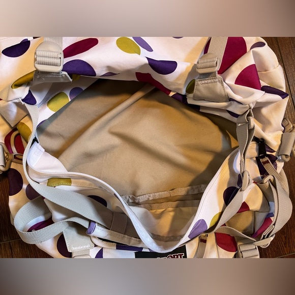 JanSport polka dot duffle bag. - Picture 14 of 16